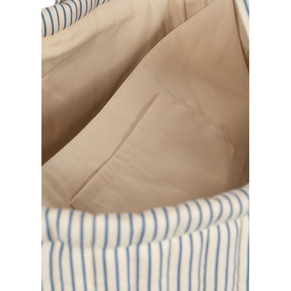Konges Sløjd Quilted Molly Diaper Bag - Stripe Blue