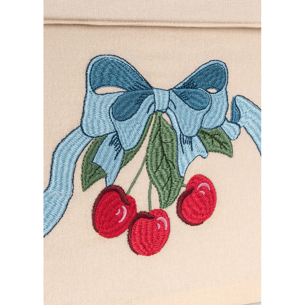 Konges Sløjd Fabric Storage Box, Small - Cherry