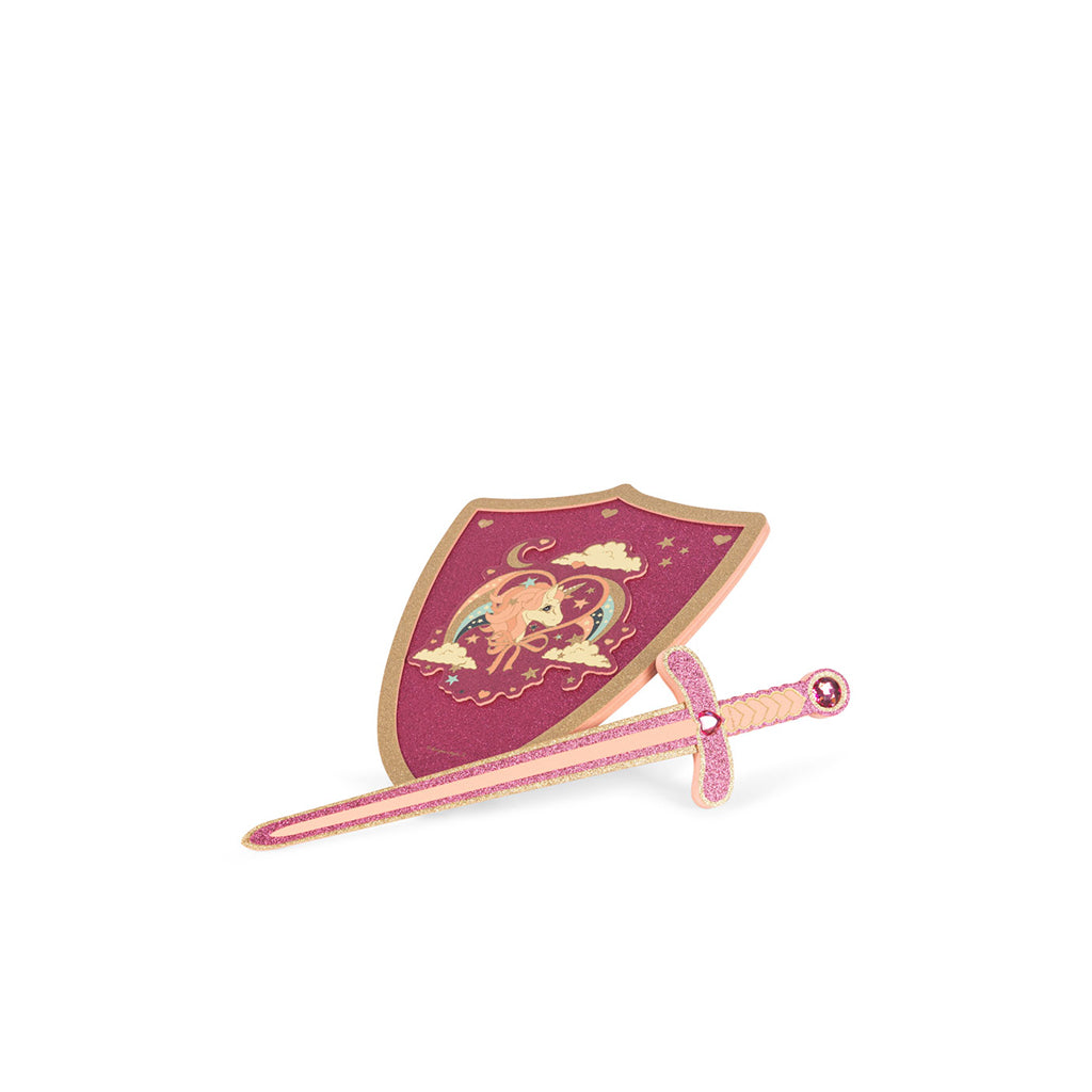 Konges Sløjd Knight Set with Sword and Shield, Pink
