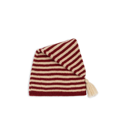 Konges Sløjd Knitted Elf Hat, Christmas Stripe - Size 2-8 Years