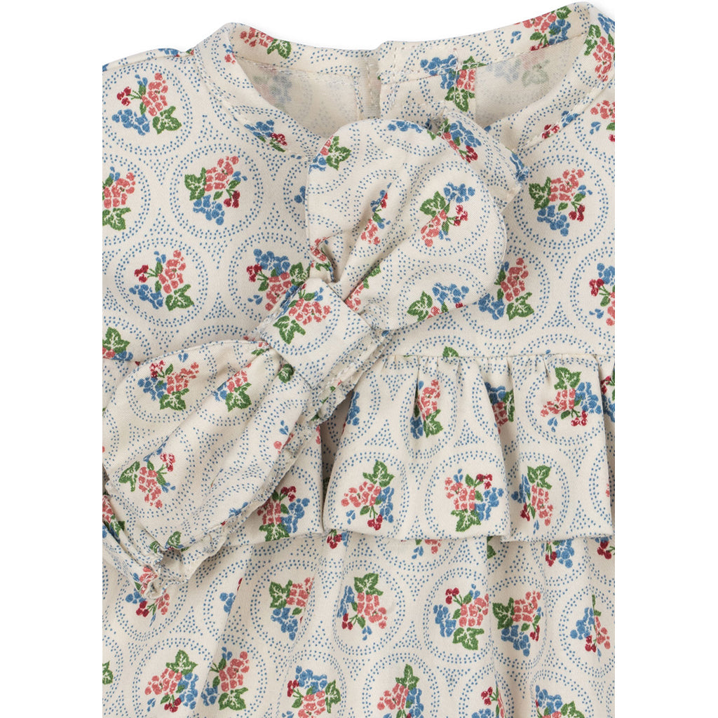 Konges Sløjd Doll Outfit, Dress and Headband, GOTS - Verona blues