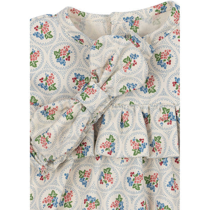 Konges Sløjd Doll Outfit, Dress and Headband, GOTS - Verona blues