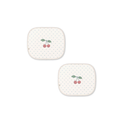 Konges Sløjd Car Sunshade, Window Sun Shield for Cars, 2-Pack - Navy Dots