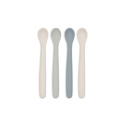 Konges Sløjd Silicone Spoons, 4-Pack - Onyx