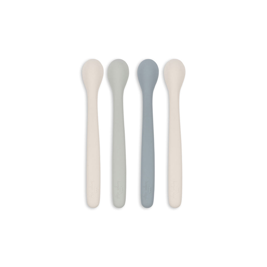 Konges Sløjd Silicone Spoons, 4-Pack - Onyx