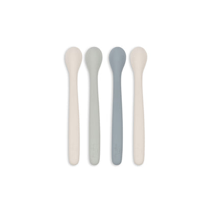 Konges Sløjd Silicone Spoons, 4-Pack - Onyx