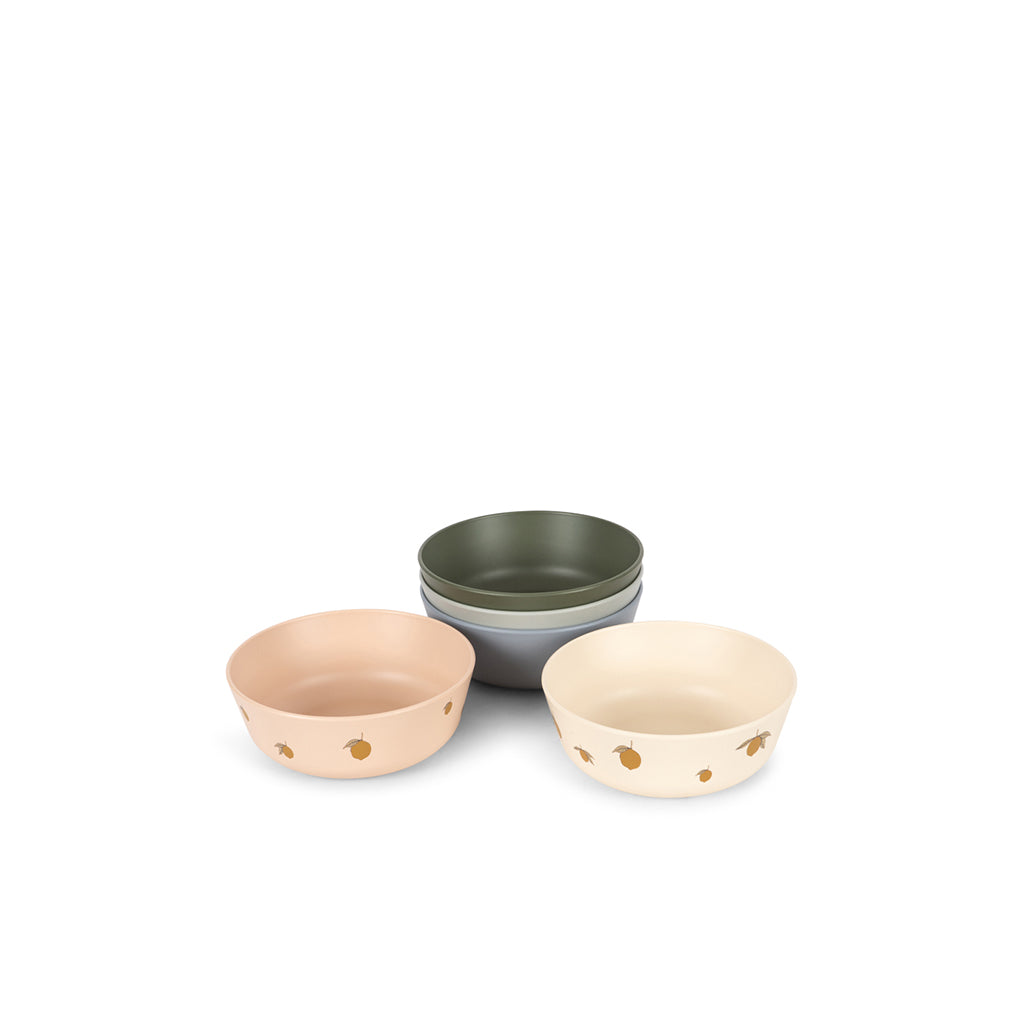 Konges Sløjd Bowls, Set of 5 - Lemon Mix
