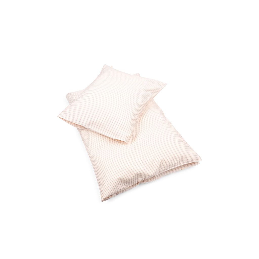 Konges Sløjd babysengetøj, økologisk GOTS - Stripe Petite Rose