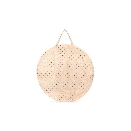 Konges Sløjd, Beach Shelter, Pop-Up Beach Tent, UV 50+ - Navy Dot