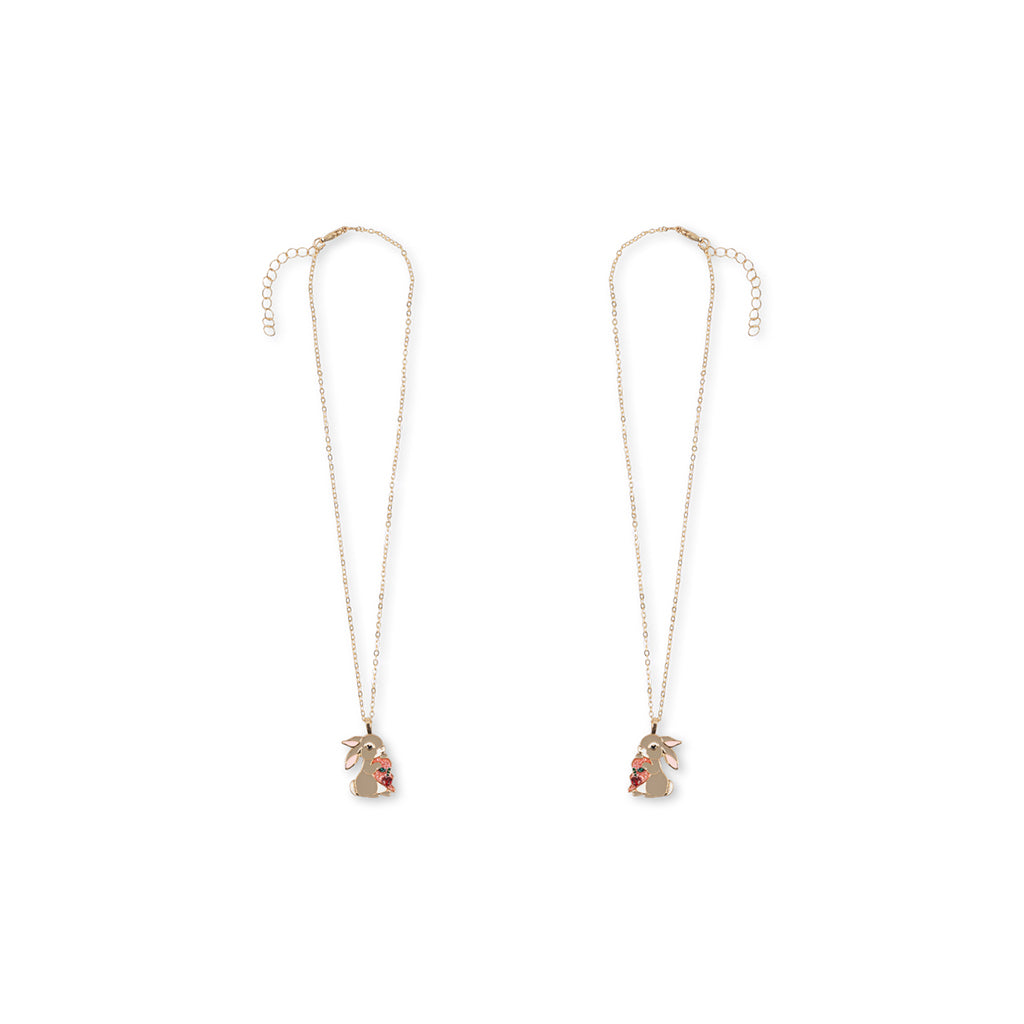 Konges Sløjd Bunny Bestie Friendship Necklaces, Gold