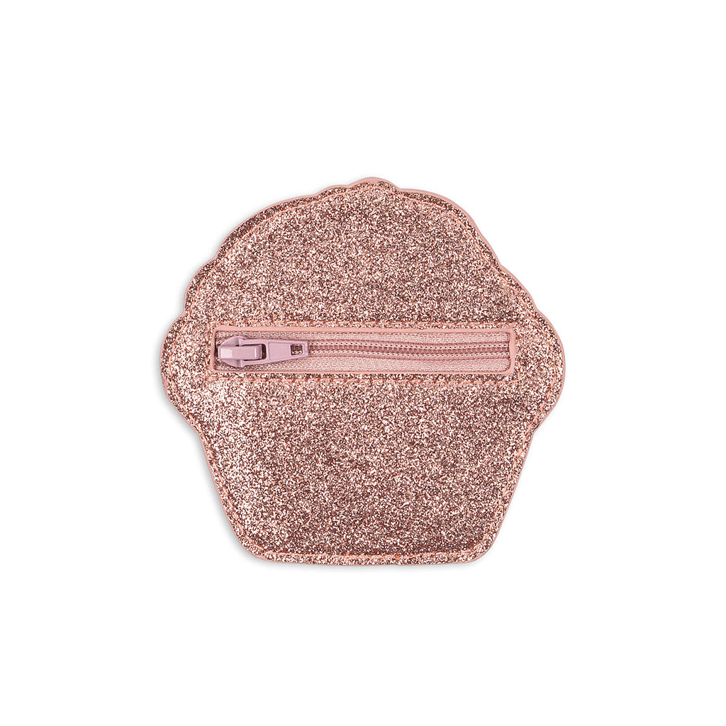 Konges Sløjd Cupcake Kids Purse, Glitter Rose