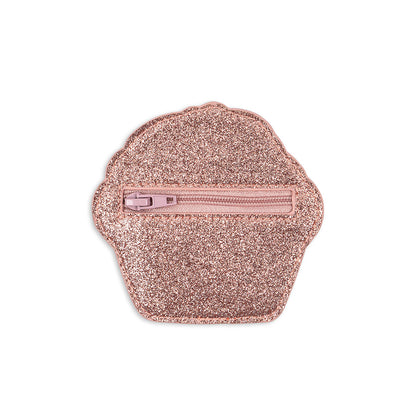 Konges Sløjd Cupcake Kids Purse, Glitter Rose