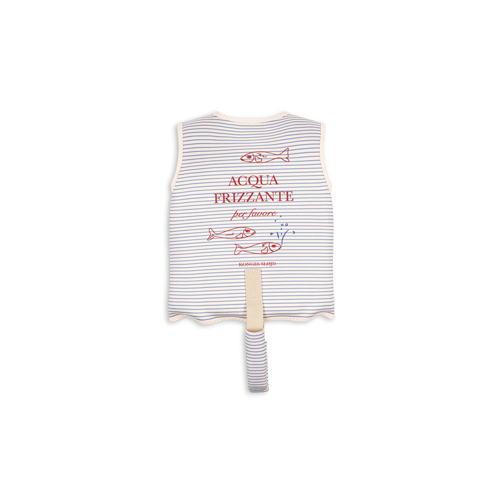 Konges Sløjd Ellis Swim Vest, Stripe Blue