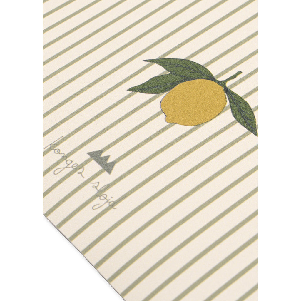 Konges Sløjd Floor Mat, Chair Protector – Tea Stripe