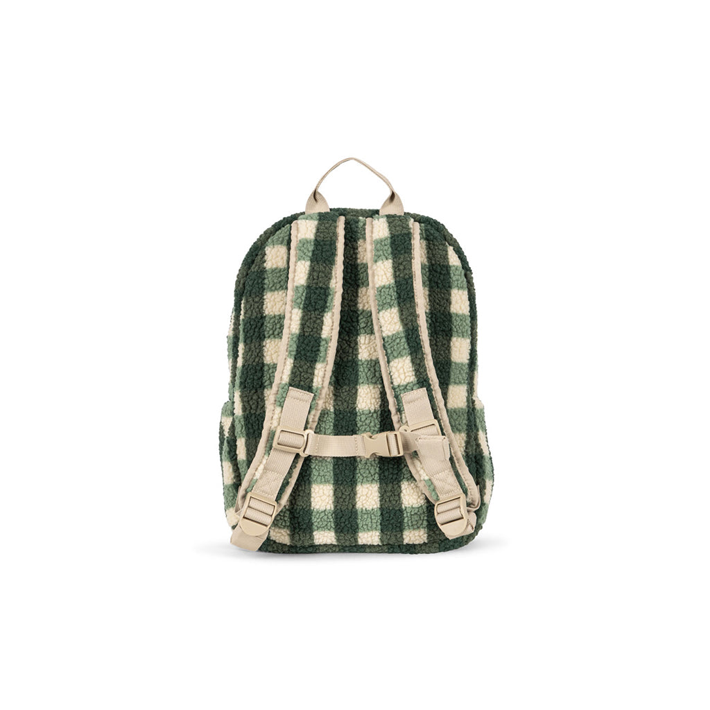 Konges Sløjd Jody Teddy Backpack, Green Check