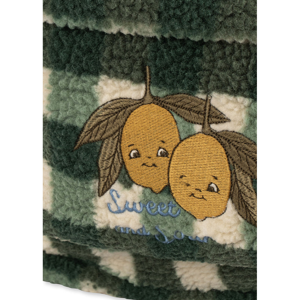 Konges Sløjd Jody Teddy Backpack, Green Check