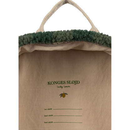 Konges Sløjd Jody Teddy Backpack, Green Check