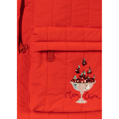 Konges Sløjd Juno Sequin Backpack, Fiery Red
