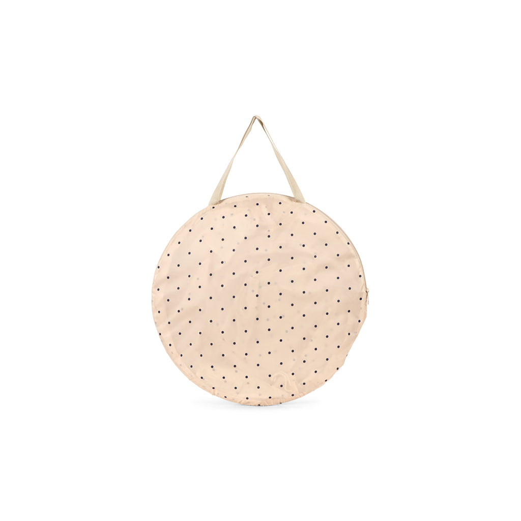 Konges Sløjd, Mini Pop-Up Beach Tent, UV 50+ - Navy Dot