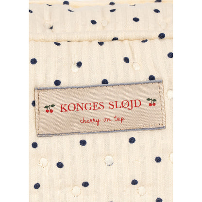 Konges Sløjd Quilted Toiletry Bag, Small, Seersucker - Estate Dot