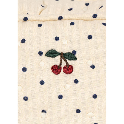 Konges Sløjd Quilted Toiletry Bag, Small, Seersucker - Estate Dot