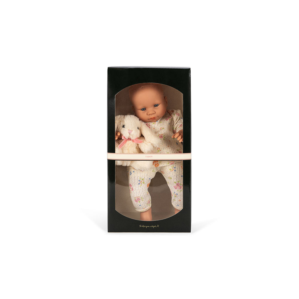 Konges Sløjd Baby Doll Set, Doll with Teddy Bear - Nonoka