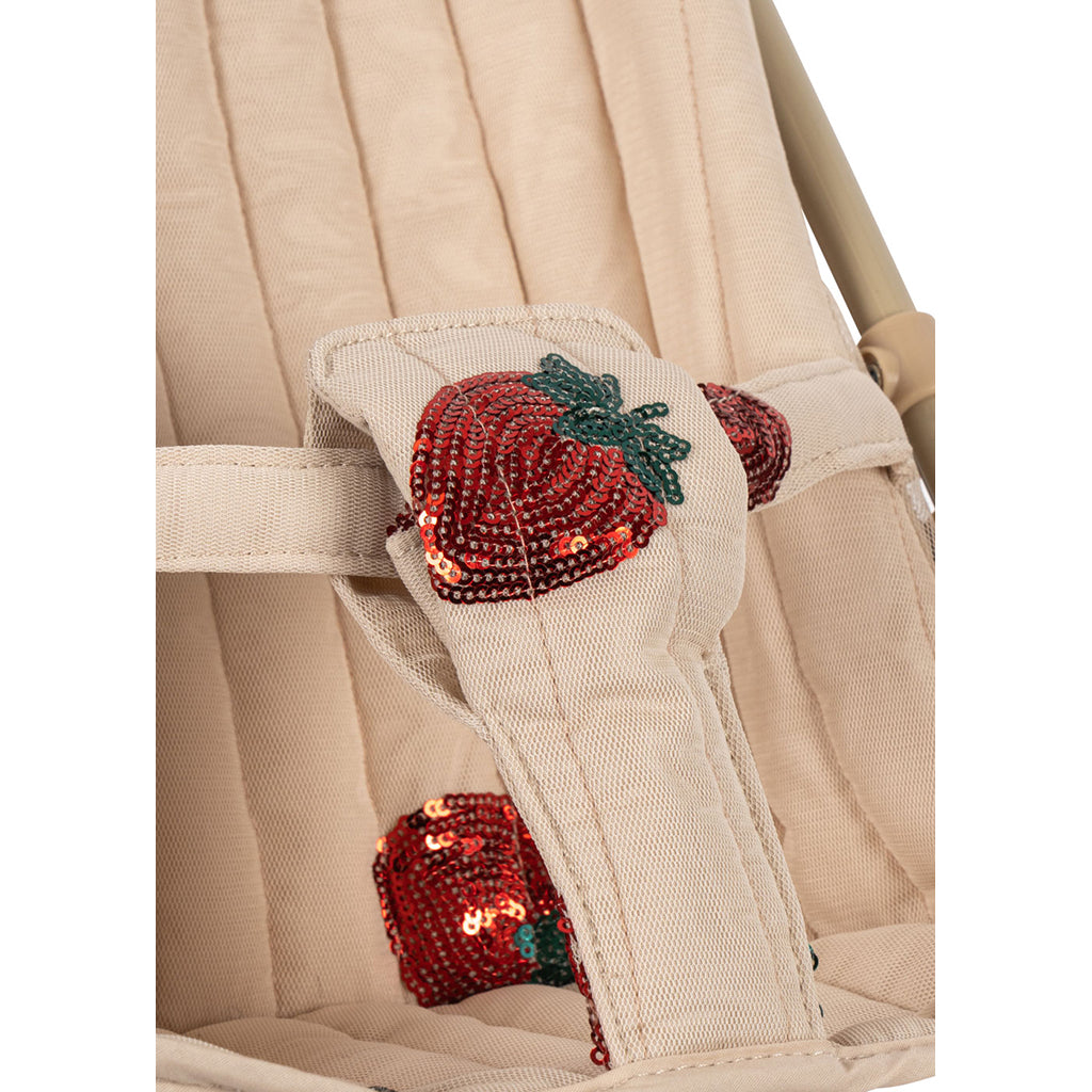 Konges Sløjd Doll Stroller, Strawberry