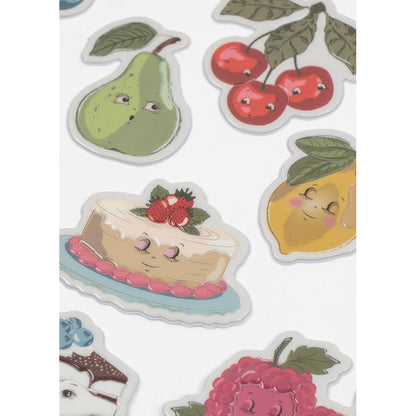 Konges Sløjd Puffy Stickers – Fruits