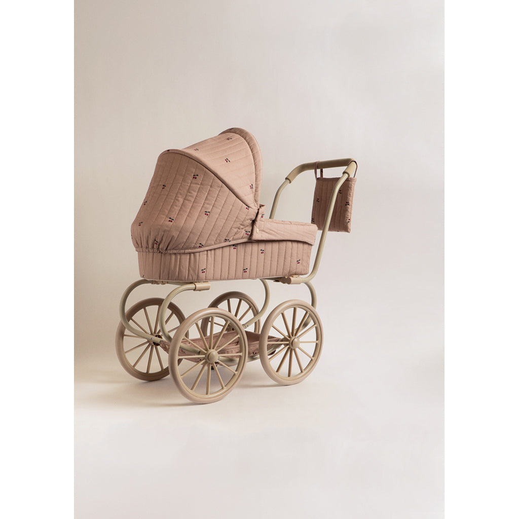 Konges Sløjd Minnie Doll Pram with Bag - Cherry Blush