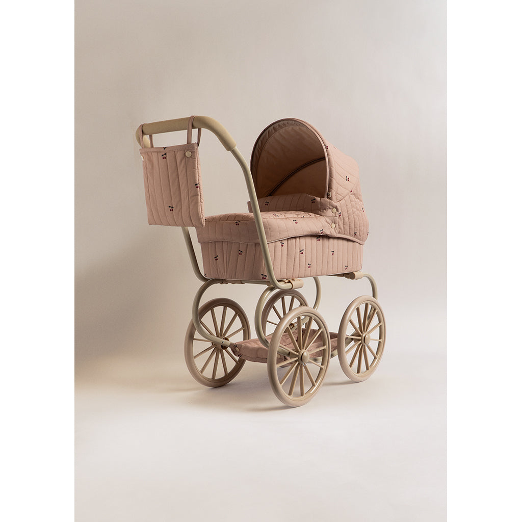 Konges Sløjd Minnie Doll Pram with Bag - Cherry Blush