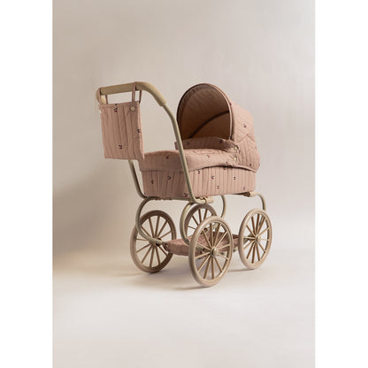 Konges Sløjd Minnie Doll Pram with Bag - Cherry Blush