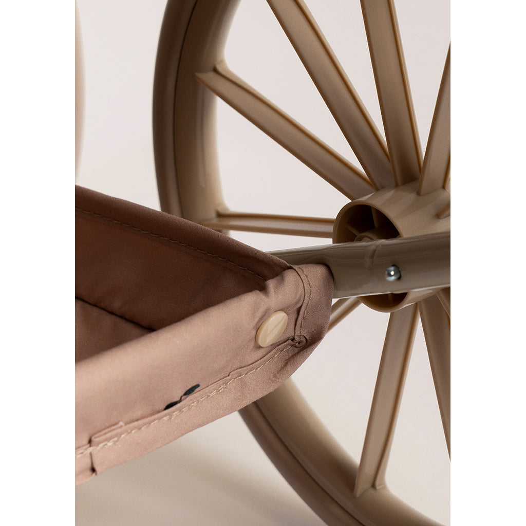 Konges Sløjd Minnie Doll Pram with Bag - Cherry Blush
