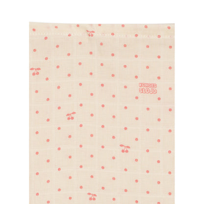 Konges Sløjd muslin cloth, organic muslin, 3-pack – Cherry Dot
