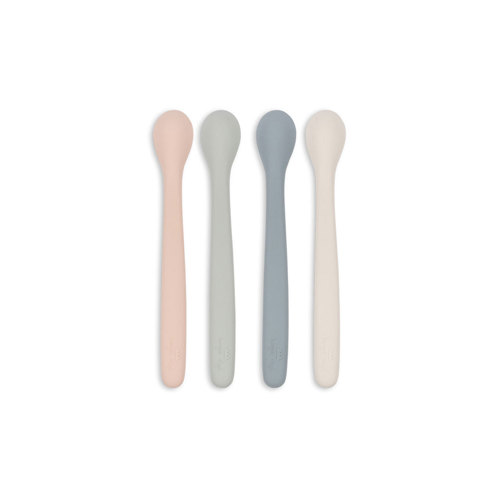 Konges Sløjd Silicone Spoons, 4-Pack - Onyx