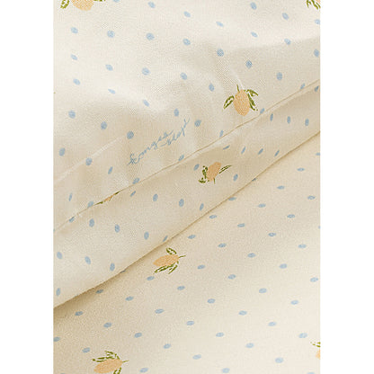 Konges Sløjd Junior Bedding, Organic GOTS - Lemon Dot