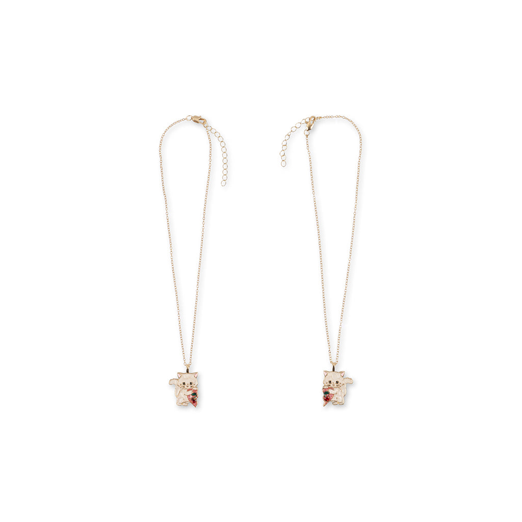 Konges Sløjd Kitty Bestie Friendship Necklaces, Gold