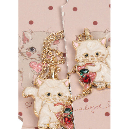 Konges Sløjd Kitty Bestie Friendship Necklaces, Gold
