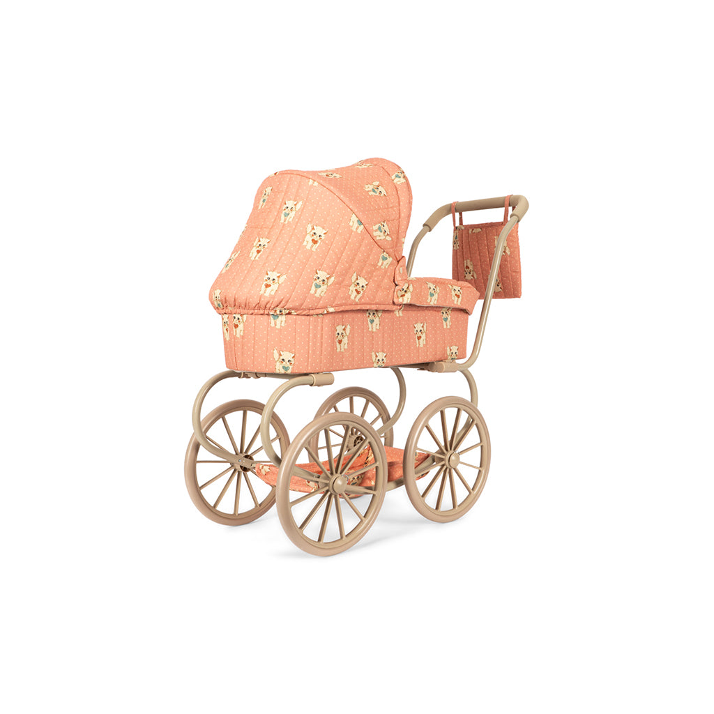 Konges Sløjd Minnie Doll Pram with Bag - Ciao Miao Rose