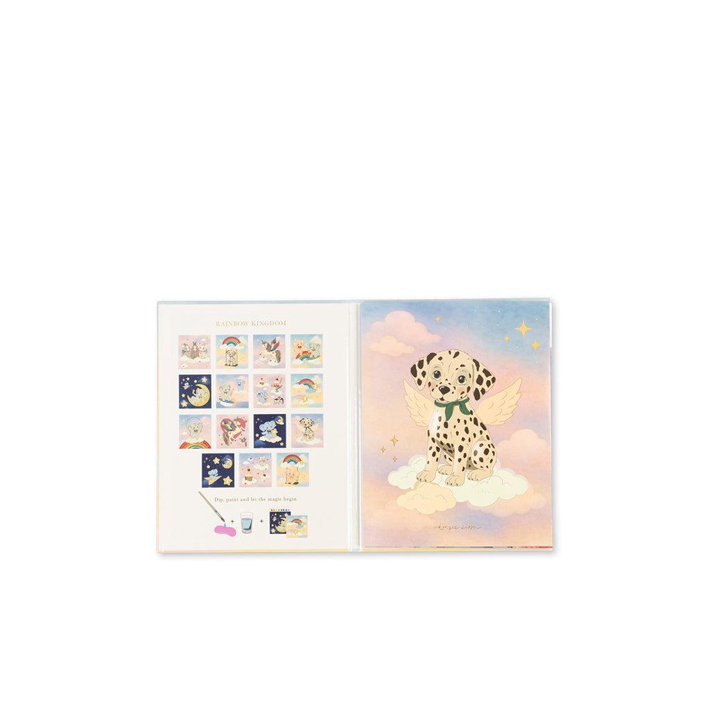Konges Sløjd Magical Painting Book, Paint with Water - Rainbow Multi