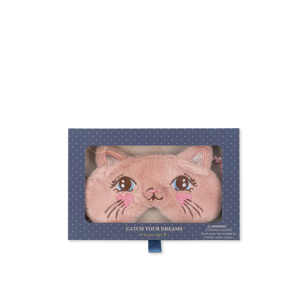 Konges Sløjd Sleep Mask, Cat - Rosa Pink
