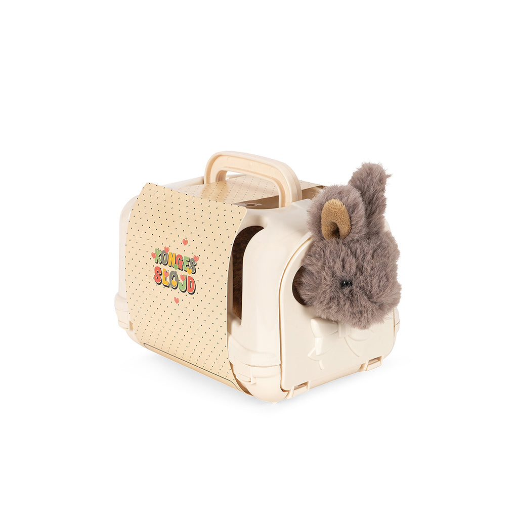Konges Sløjd Teddy Bear in Carrying Case, Rabbit