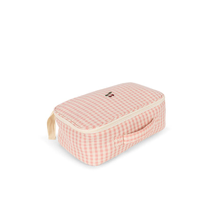 Konges Sløjd Baby Doll with Suitcase and Accessories – Pink Check