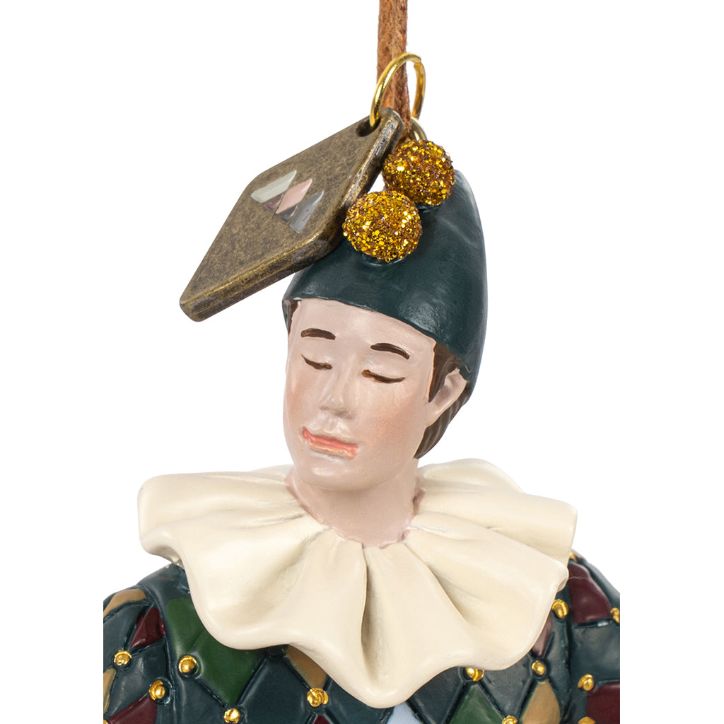 Konges Sløjd julepynt, ornament 2026 - Christmas harlekin