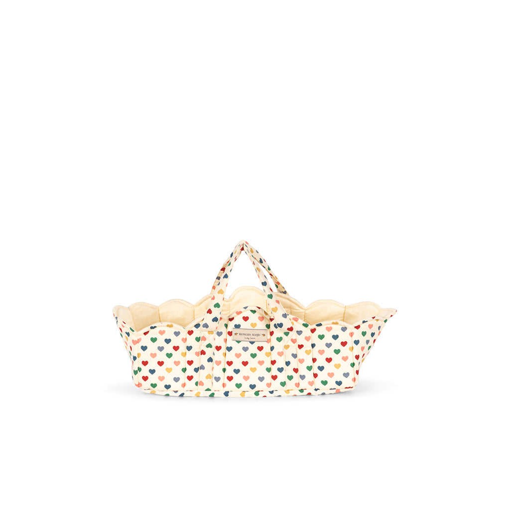 Konges Sløjd Doll Carrycot, Coeur colore