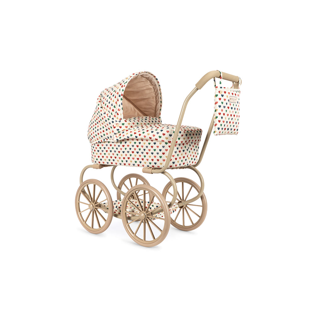 Konges Sløjd Minnie Dukkevogn m. taske - Coeur colore