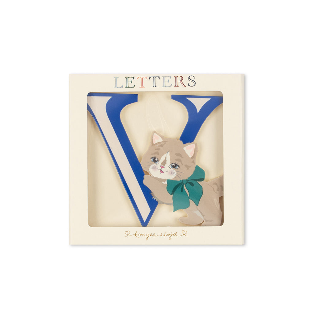 Konges Sløjd ABC bogstaver til dør - minus Y, Q, Æ, Ø og Å