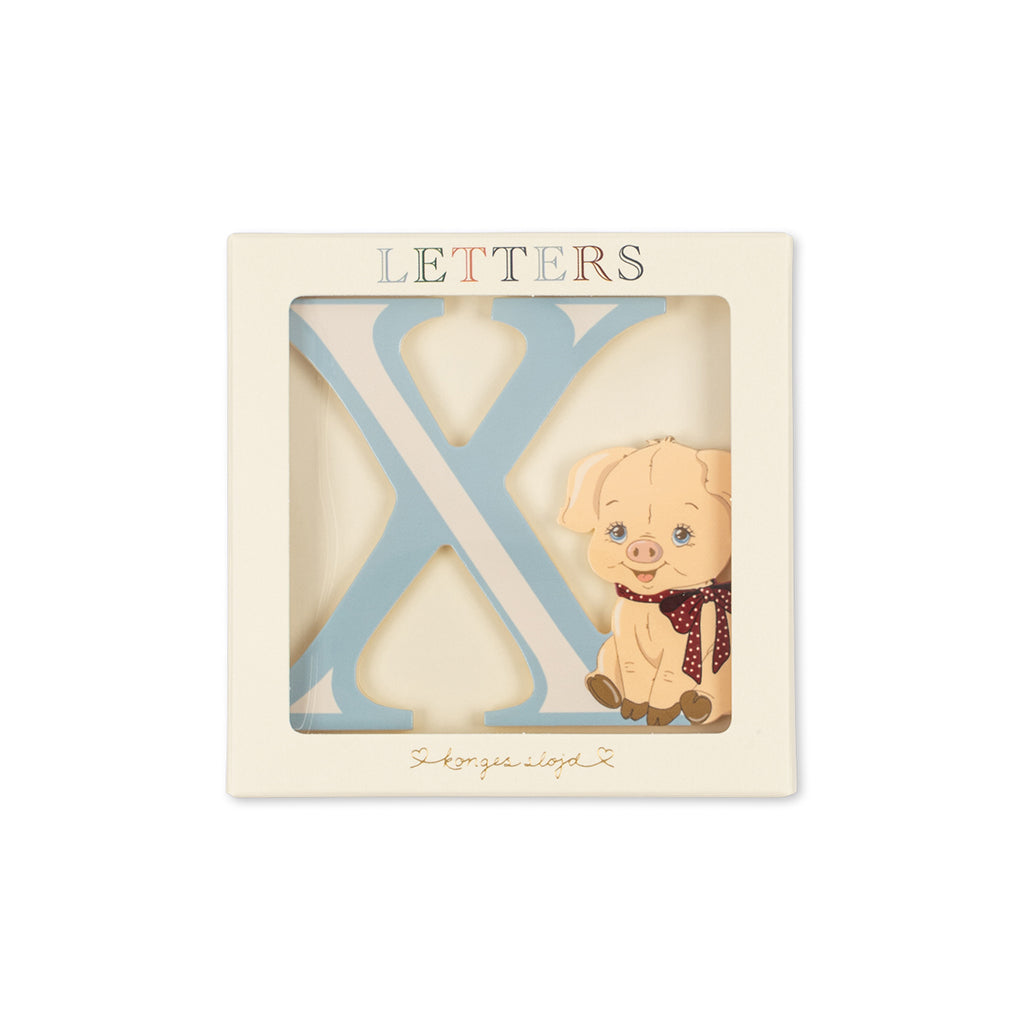 Konges Sløjd ABC bogstaver til dør - minus Y, Q, Æ, Ø og Å