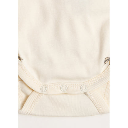 Konges Sløjd bodystocking, Newborn, Lemon - Str. 0-6 mdr.