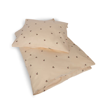 Konges Sløjd Junior Bedding, Organic - Cherry