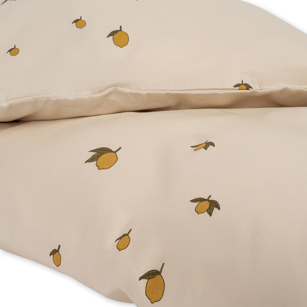 Konges Sløjd Junior Bedding, Organic - Lemon